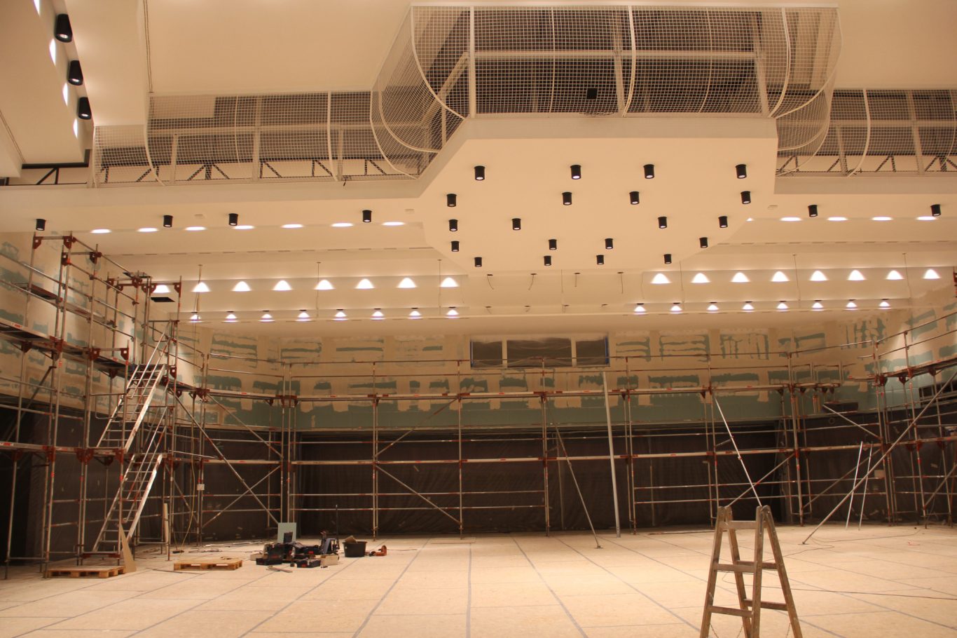 Trockenbau Decke Stadthalle Rheine